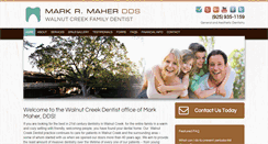 Desktop Screenshot of markmaherdds.com